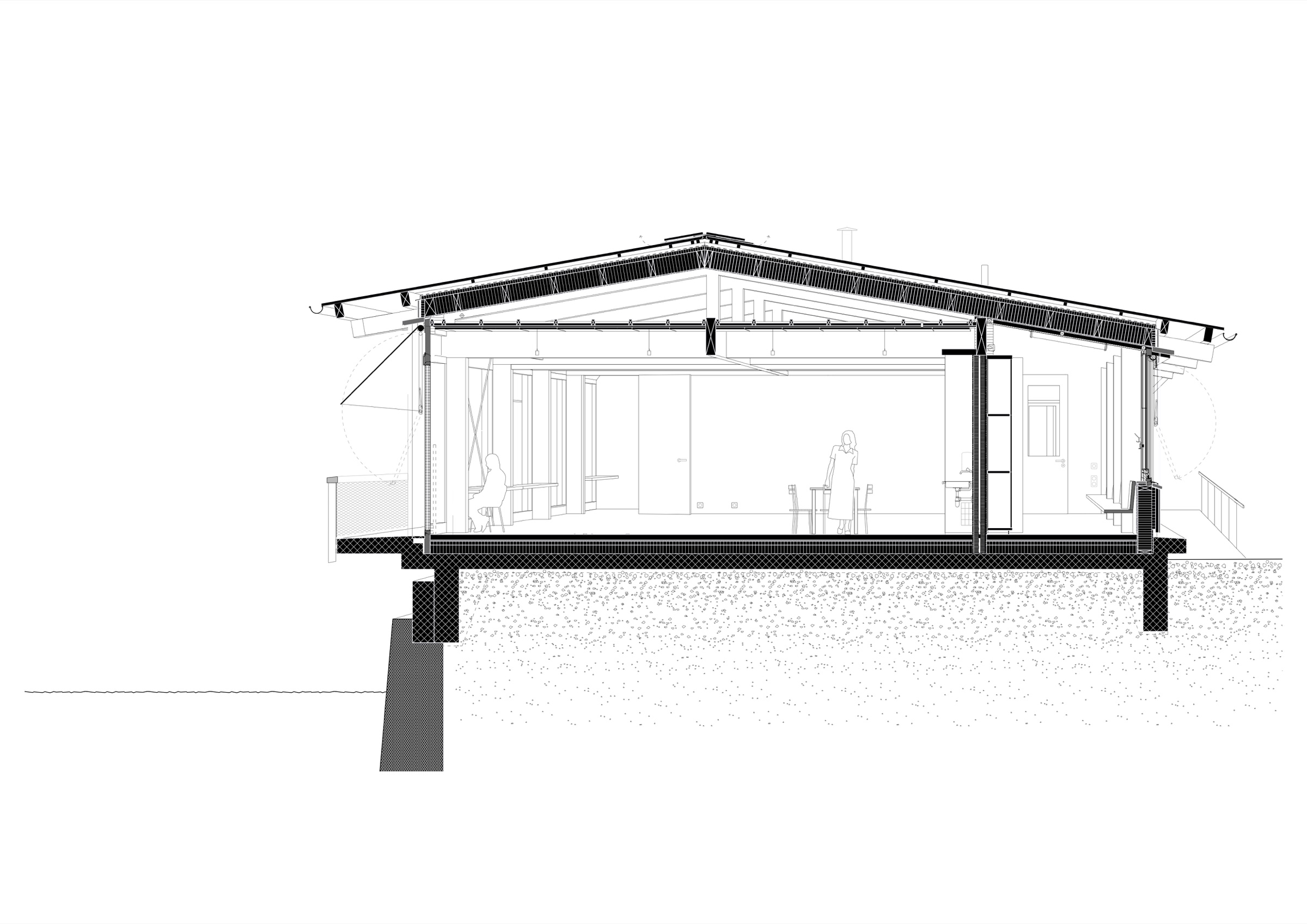Glarisegg building section
